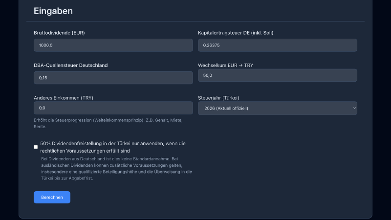 DIVTAX Screenshot